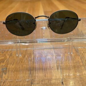Ray-Ban Vintage Dark Oval Sunglasses
